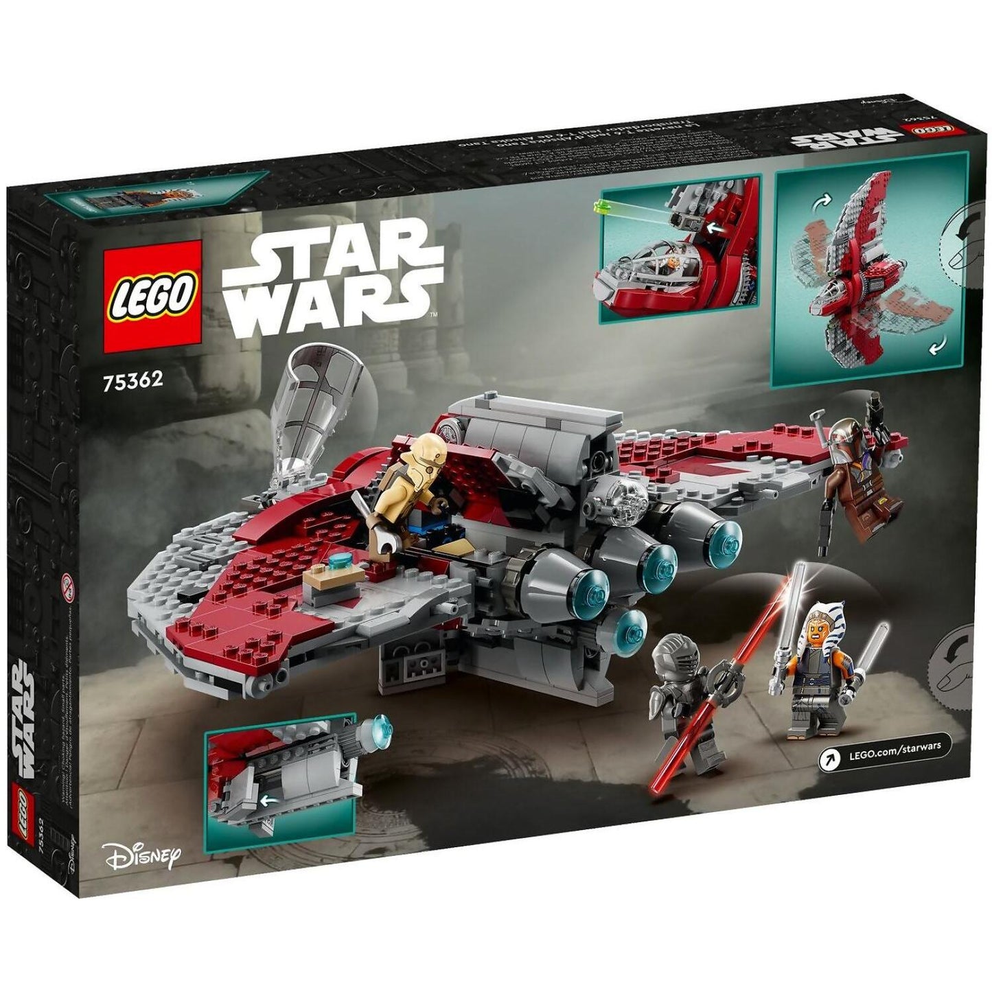 LEGO 75362 Ahsoka Tano's T-6 Jedi Shuttle - Star Wars Tm