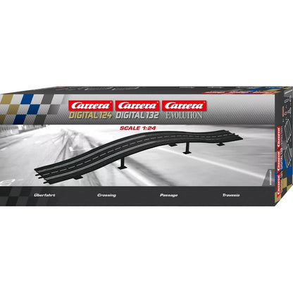 Carrera -  Digital 1:32  Accessories - Bridge Overpass Crossing (4) Incl 12 pieces - Slot Car Track Accessories also suits 1:24 & Evolution