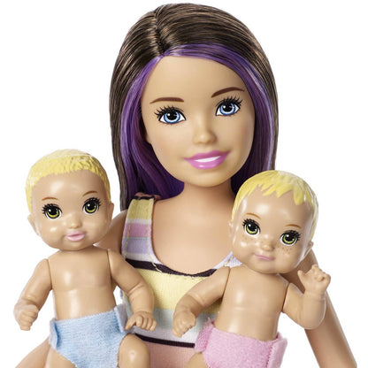 Barbie -  Skipper Babysitters Inc Nap N Nurture Nursery Dolls And Playset  Mattel
