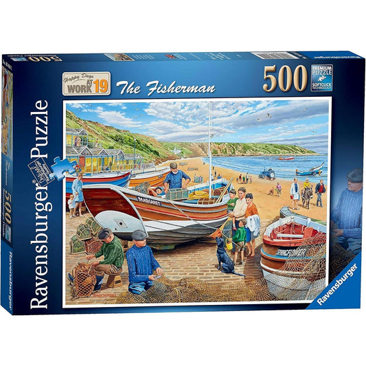 Ravensburger - The Fisherman Happy Days At Work Jigsaw Puzzle 500 Pieces