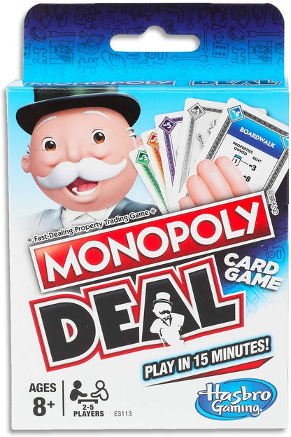 Monopoly -  Deal - Card Game - Play In 15 Minutes - Family Board Game Hasbro