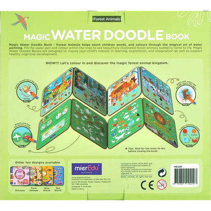 Mieredu - Magic Water Doodle Book Forest Animals