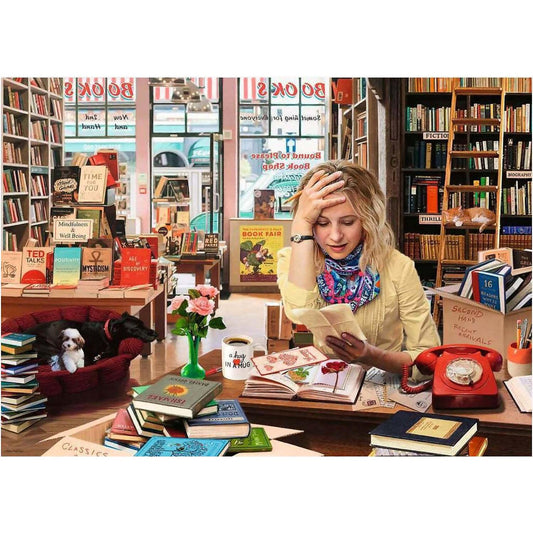 Ravensburger - The Bemused Bookseller Jigsaw Puzzle 1000 Pieces
