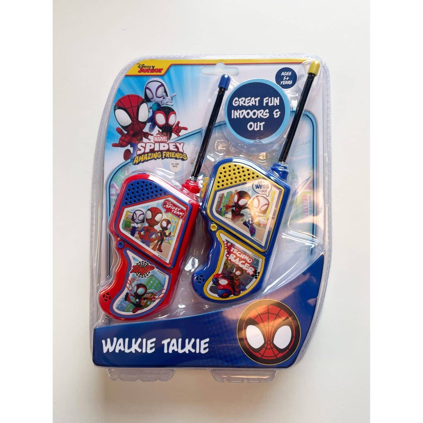 Disney -  Junior - Spidey & Friends Kids Two-Way Adventure Radio Playset