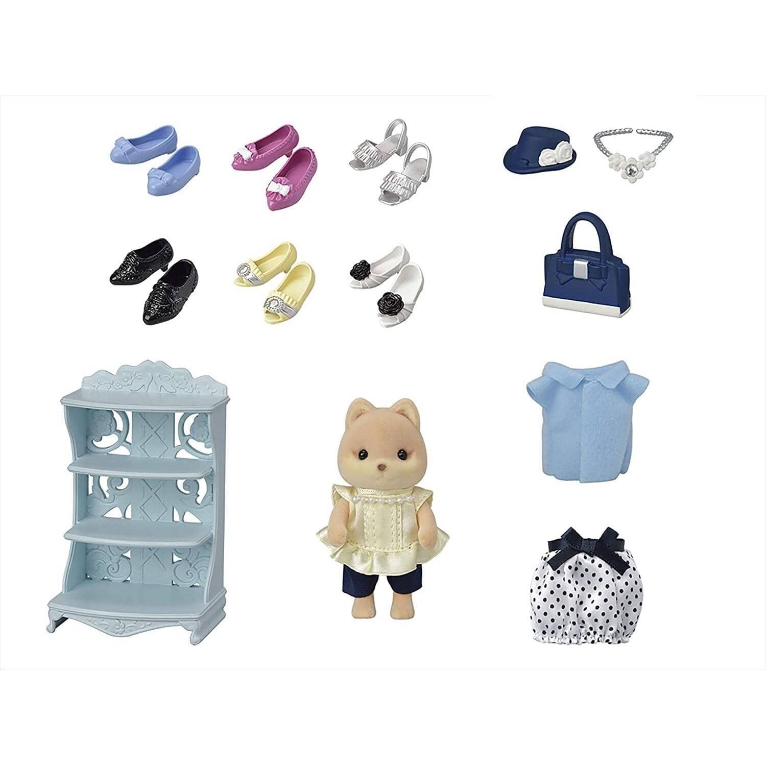 Sylvanian Families - Fashion  Playset  Shoe Shop Collection Animal Doll Playset