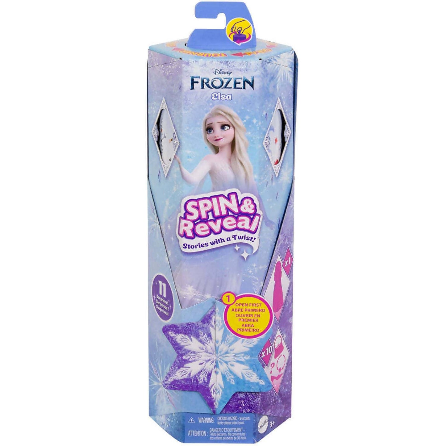 Disney -  Frozen - Spin & Reveal Elsa Doll