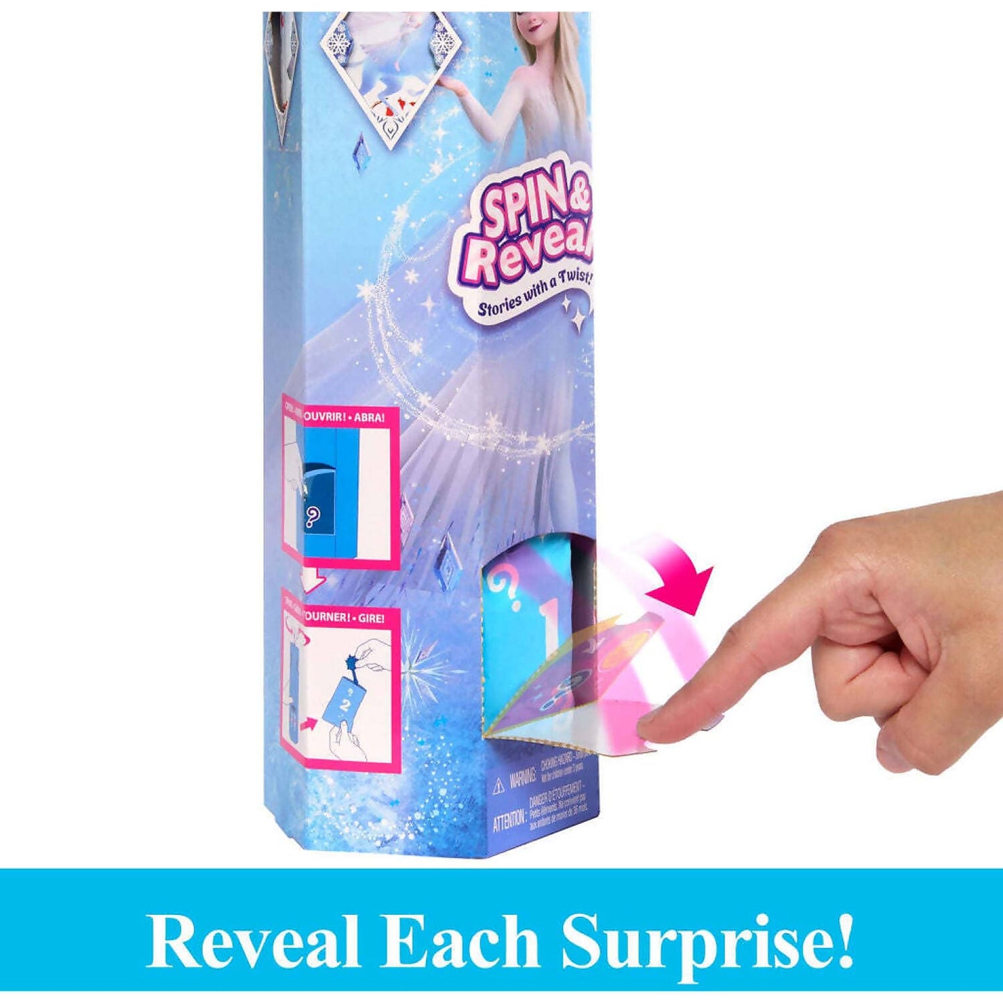Disney -  Frozen - Spin & Reveal Elsa Doll