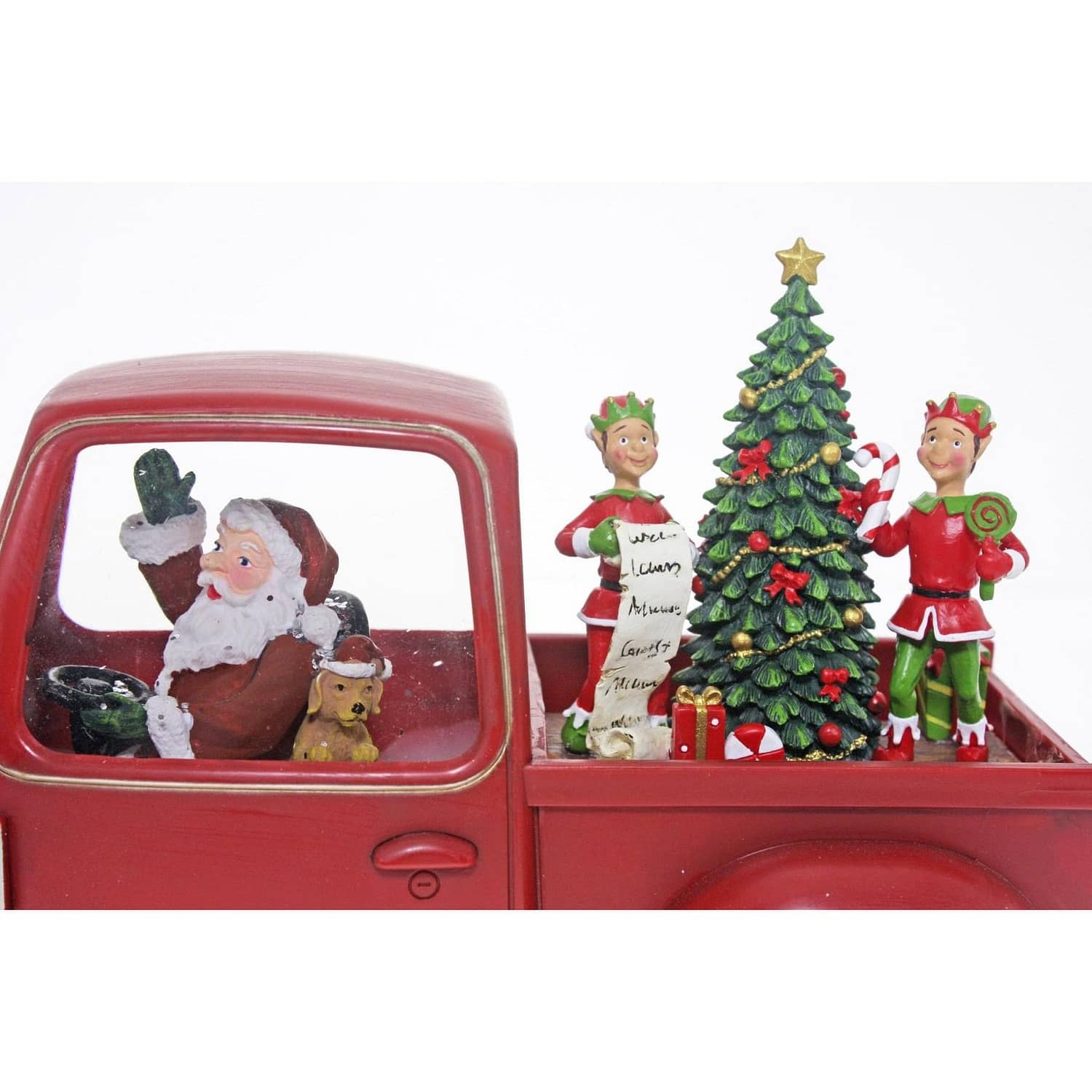 Cotton Candy - Xmas Led Ute With Santa & Elves