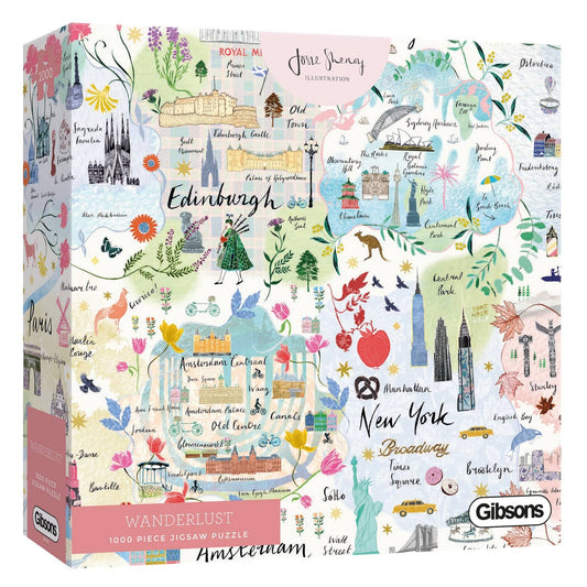 Gibsons - Wanderlust - Jigsaw Puzzle 1000 Pieces