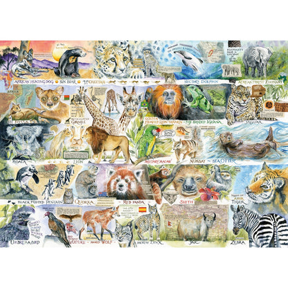 Gibsons - Sun Bears & Sloths - Jigsaw Puzzle 1000 Pieces