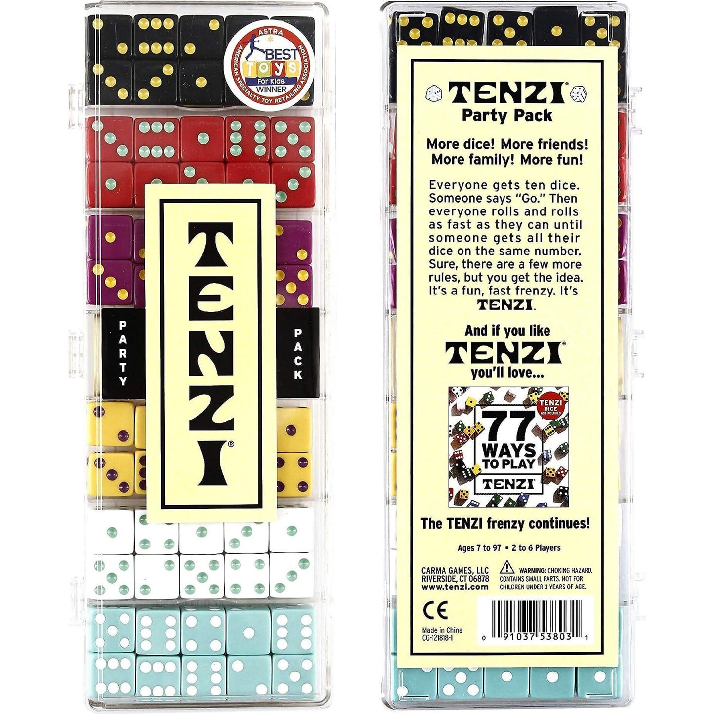 Tenzi -  Party Pack - 1 Pack - Assorted Colours