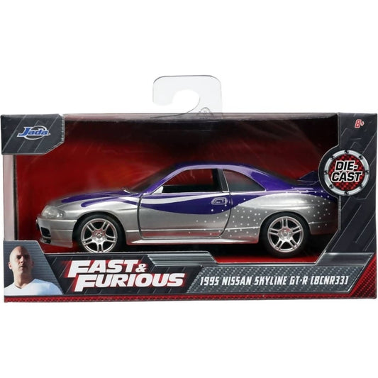 Jada Toys - Fast & Furious 1995 Nissan Skyline GT-R R33 1:32 Scale Diecast Vehicle