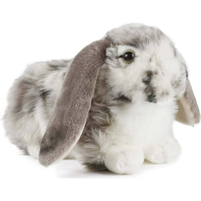 Living Nature - Grey Dutch Lop Eared Rabbit 26cm Plush