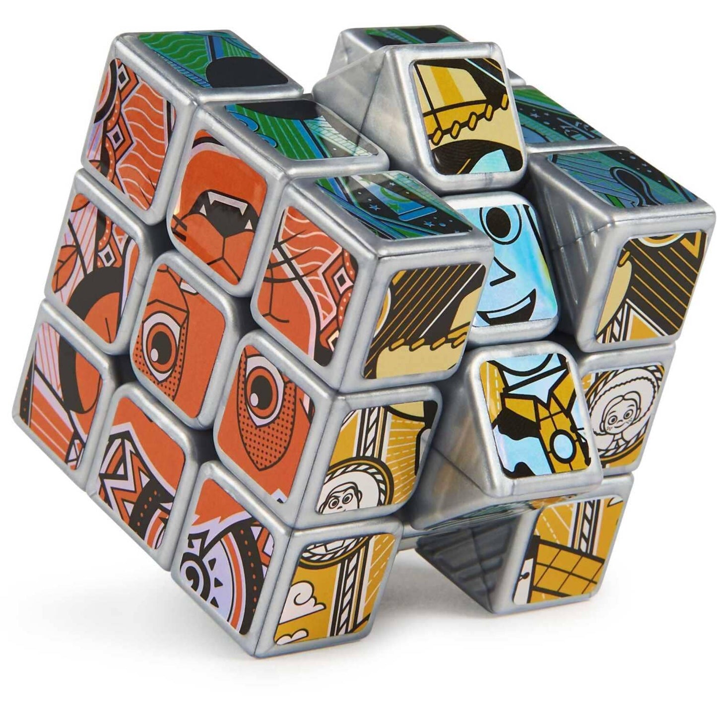 Rubik's - Disney 100th Anniversary Metallic Platinum 3x3 Rubiks Cube