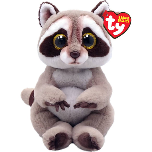 Ty - Beanie Bellies - Petey Grey Raccoon Small 20cm