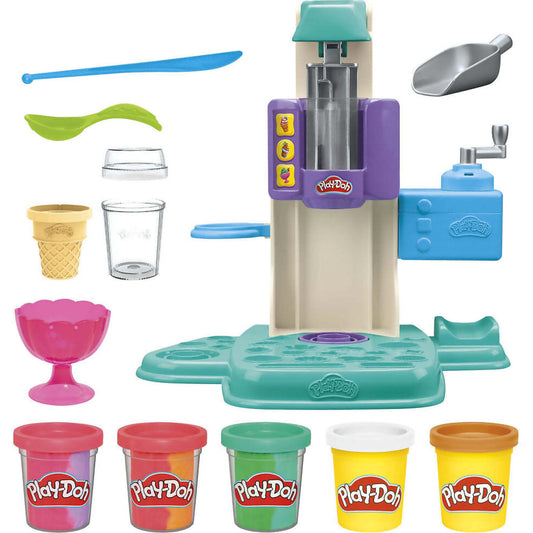 Play-Doh - Rainbow Swirl Ice Cream Playset