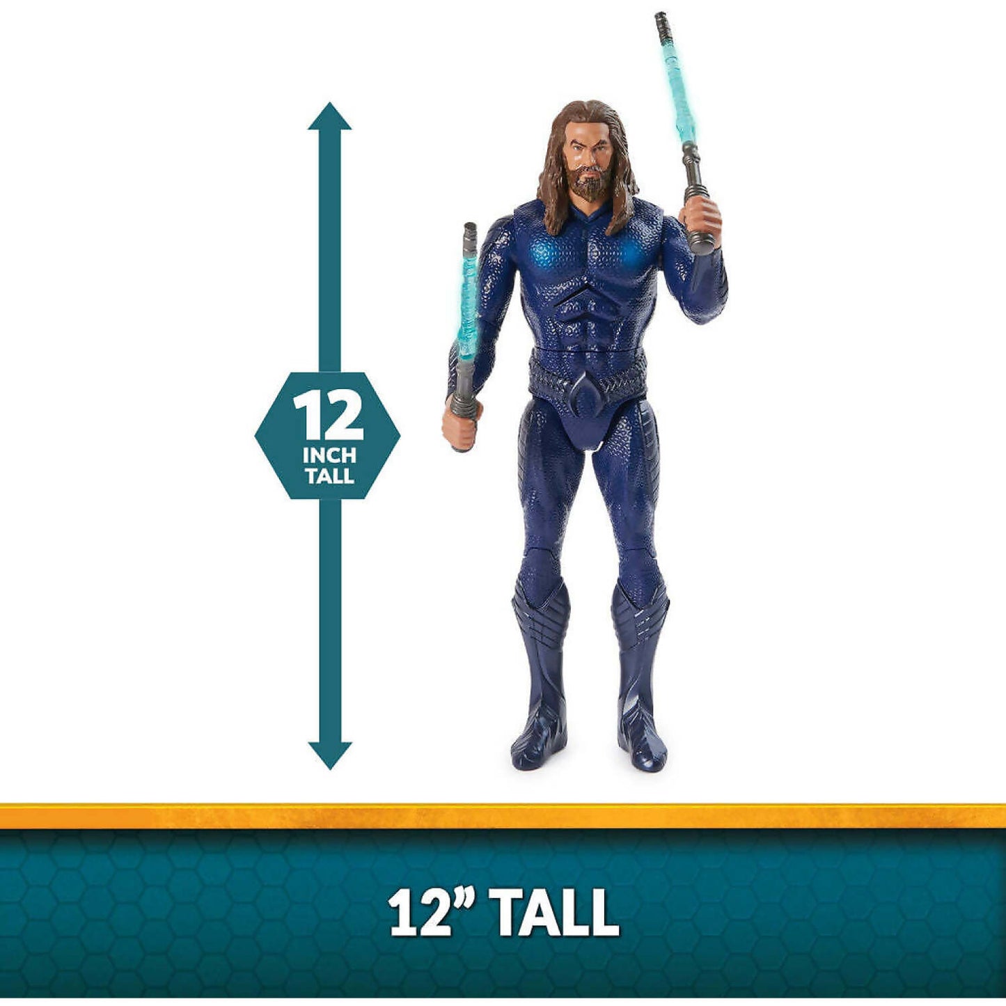 Dc -  Comics - Double Strike Aquaman And The Lost Kingdom 12-inch Figure