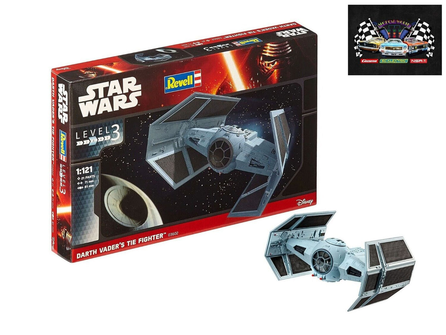 REVELL -  STAR WARS DARTH VADER TIE INTERCEPTOR 03602
