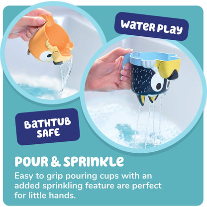 TOMY -  - Toomies - Bluey's Family Pourers Featuring Chilli Bandit Bingo And Bluey - Tomy
