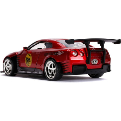 Jada Toys - Power Rangers 2009 Nissan GT-R with Red Ranger 1:24 Scale Diecast Vehicle & Figure Set