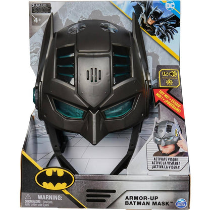 Dc -  Comics - Armor-up Batman Mask With Visor 15+ Sounds & Phrases Lights Up