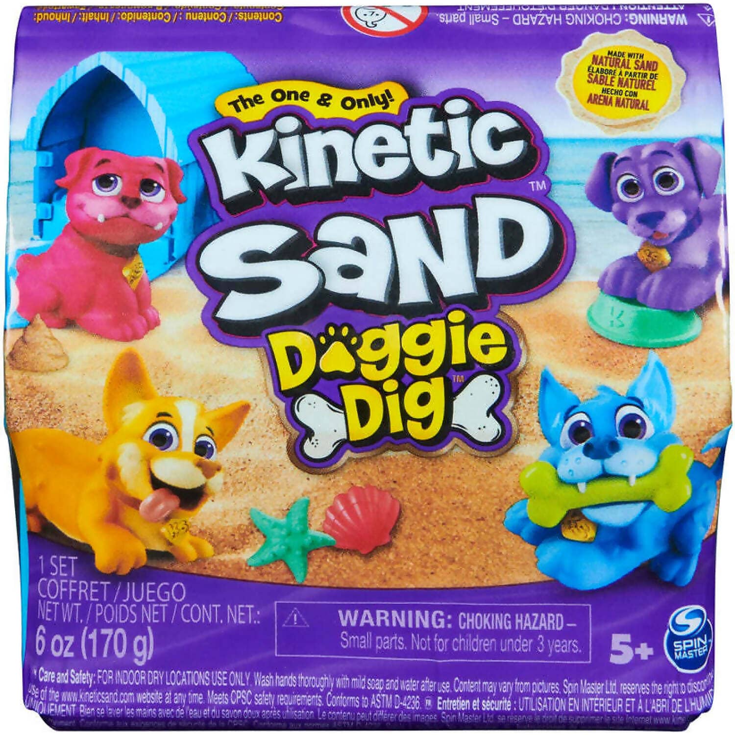 Kinetic Sand - Doggie Dig Kit - Spin Master – Toys and Hobbys Australia