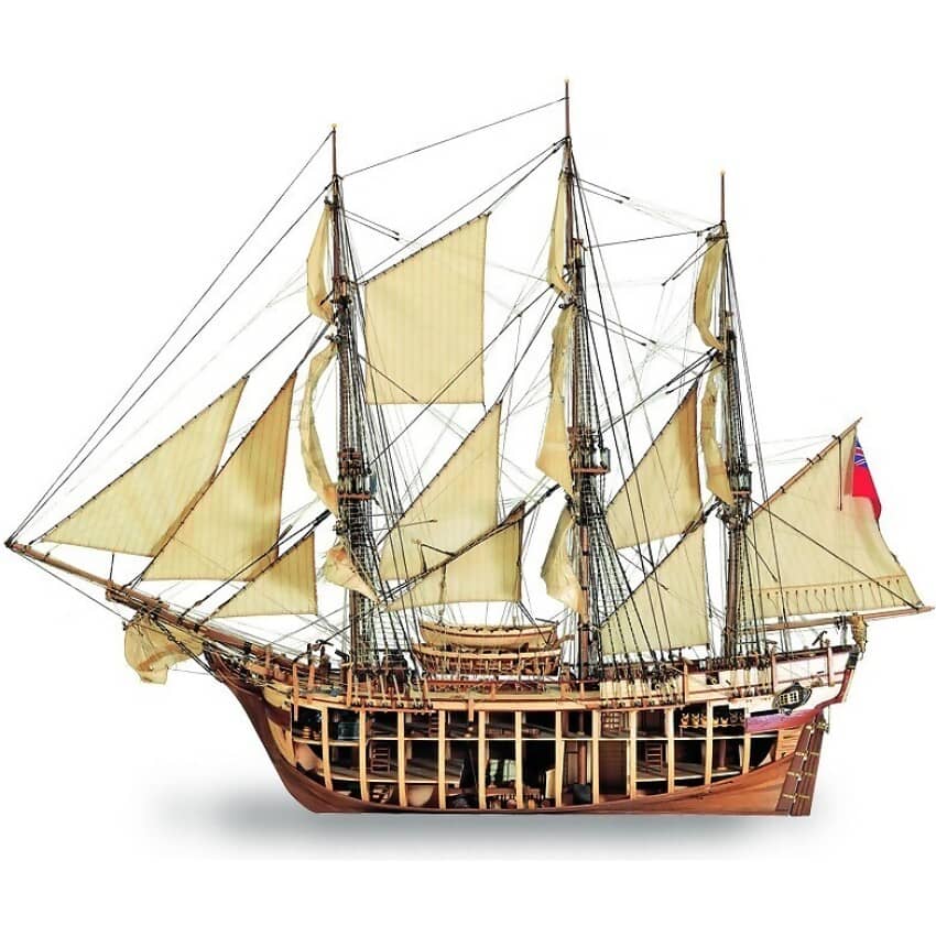 Artesania -  Scale 1/48 HMS Bounty Wooden Ship Model (22810)
