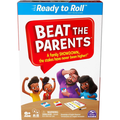 Spin Master -  Games - Beat The Parents Travel Ready To Roll Board Game