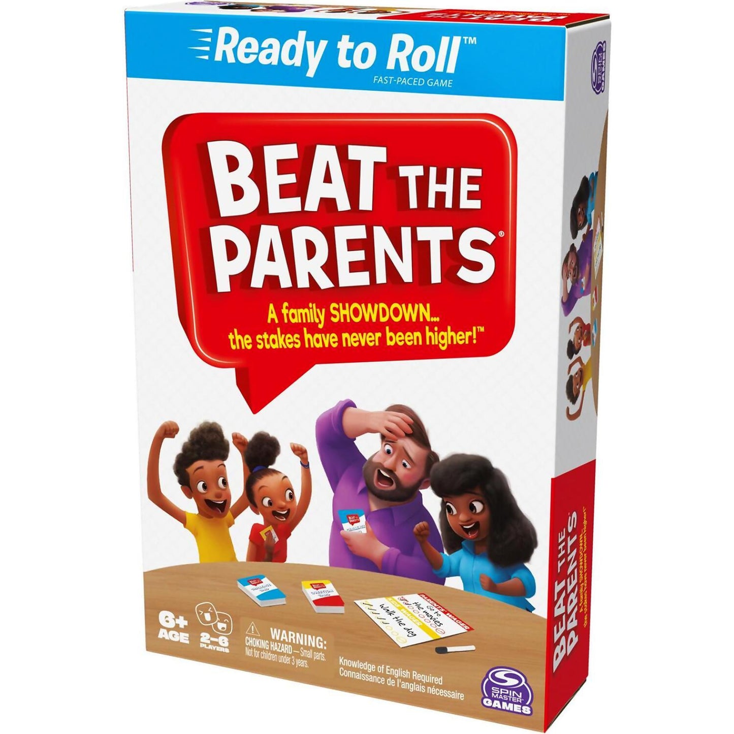 Spin Master -  Games - Beat The Parents Travel Ready To Roll Board Game