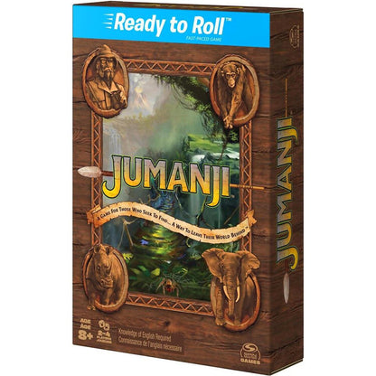 Spin Master -  Games - Jumanji Travel Ready To Roll Game