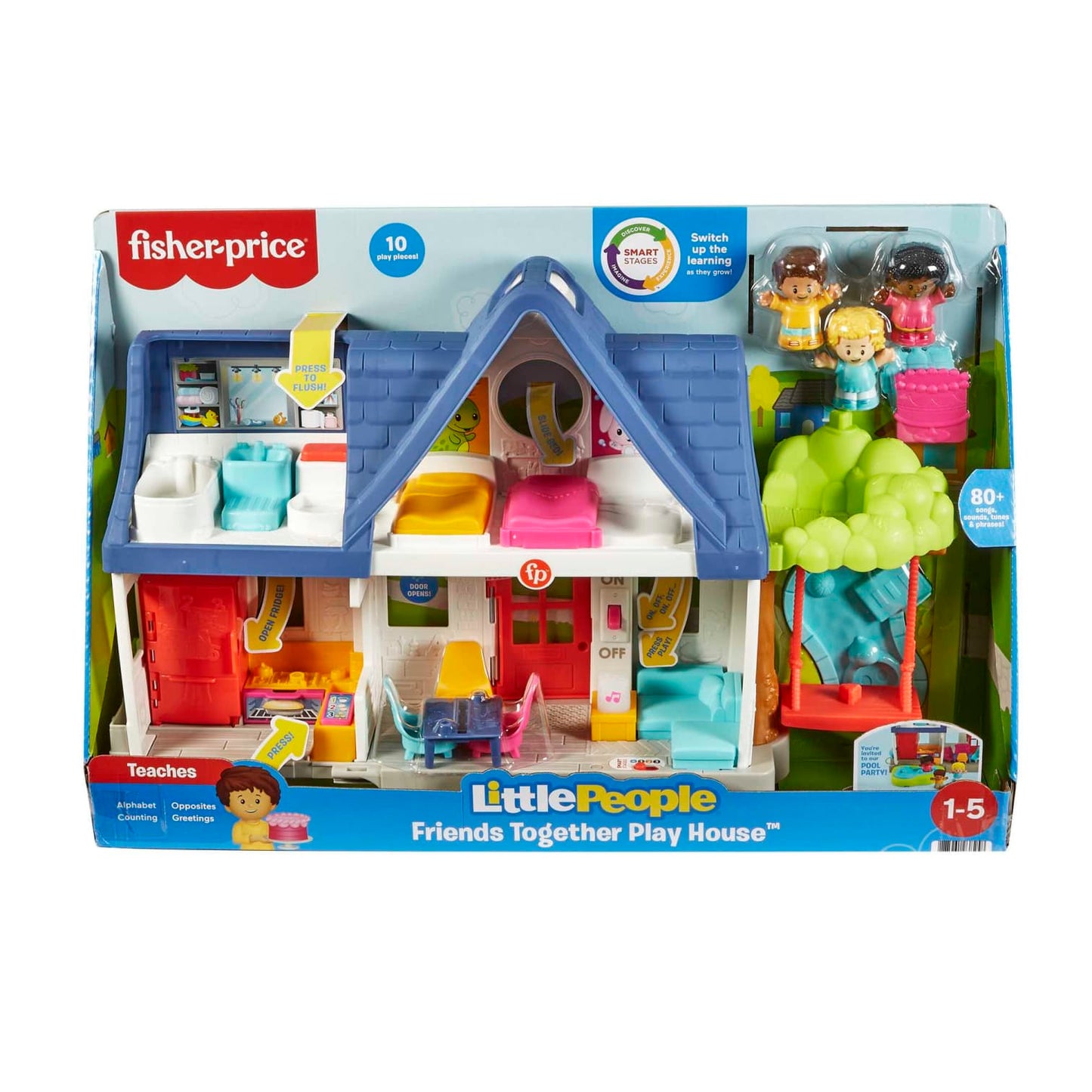 Fisher-Price - Little People Friends Together Play House  Mattel