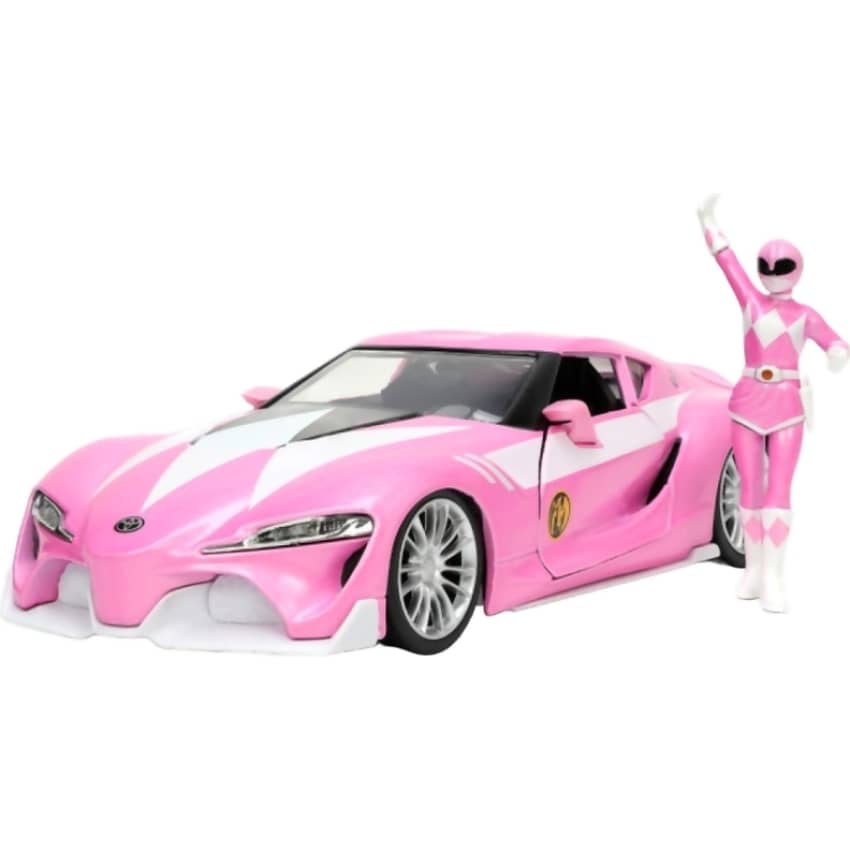 Jada Toys - Power Rangers Toyota FT-1 with Pink Ranger 1:24 Scale Diec ...