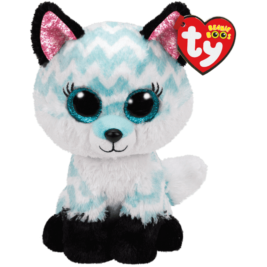 Ty - Beanie Boos - Atlas - Aqua Fox 23cm Medium