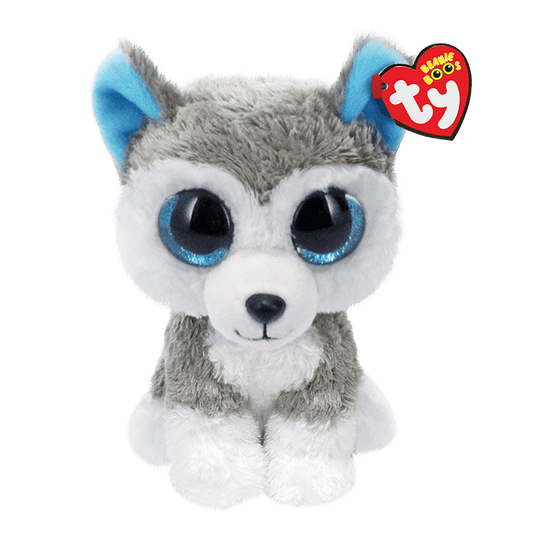 Ty - Beanie Boos - Slush - Grey And White Husky 15cm Small