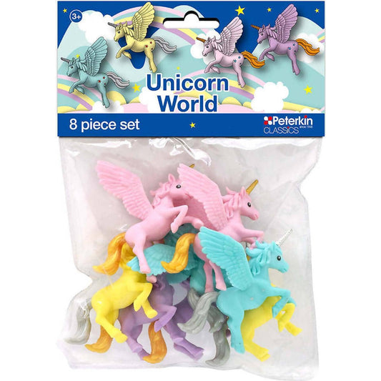 Peterkin - Classics Unicorn World 8 Piece Figure Set