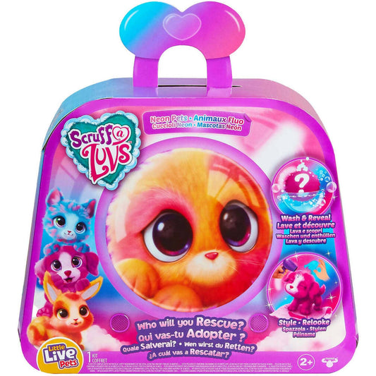 Little Live Pets - Scruff a Luvs Neon Pets - Puppy or Kitty or Bunny
