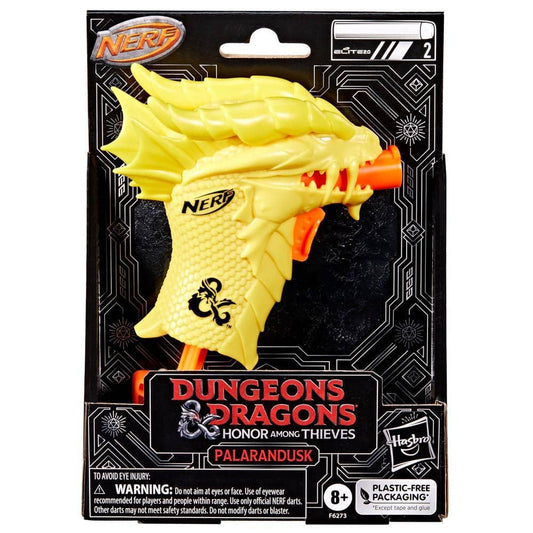 Nerf -  Microshots Dungeons & Dragons Palarandusk Blaster And 2 Nerf Elite 2.0 Darts