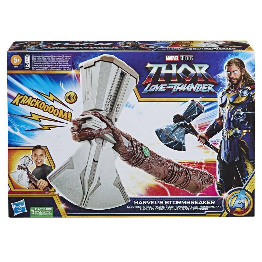 Marvel -  Studios Thor - Love And Thunder Marvels Stormbreaker Electronic Axe Roleplay Toy With Sfx For Kids Ages 5 And Up  Hasbro