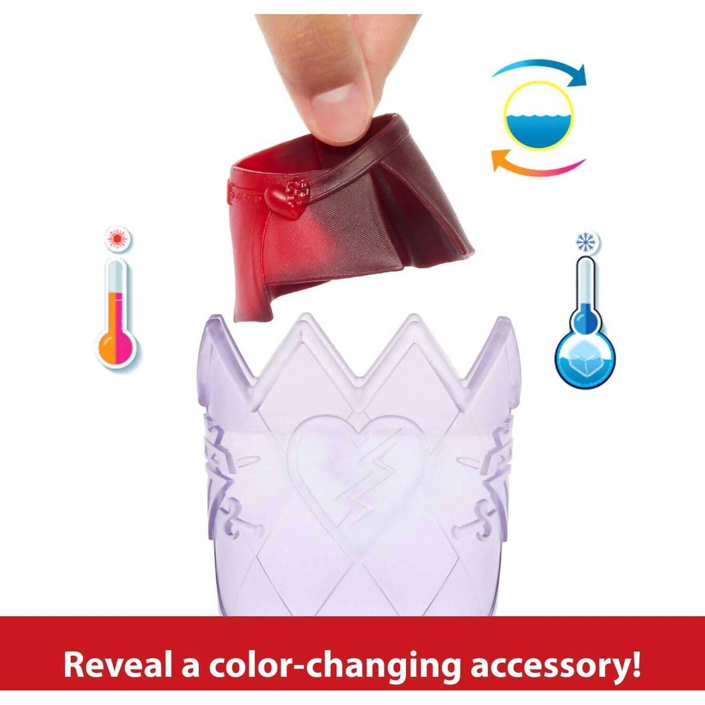 Disney -  Descendants - The Rise Of Red - The Sorcerer's Cookbook With Fizz Slime & Red Doll Reveal Surprises - Mattel