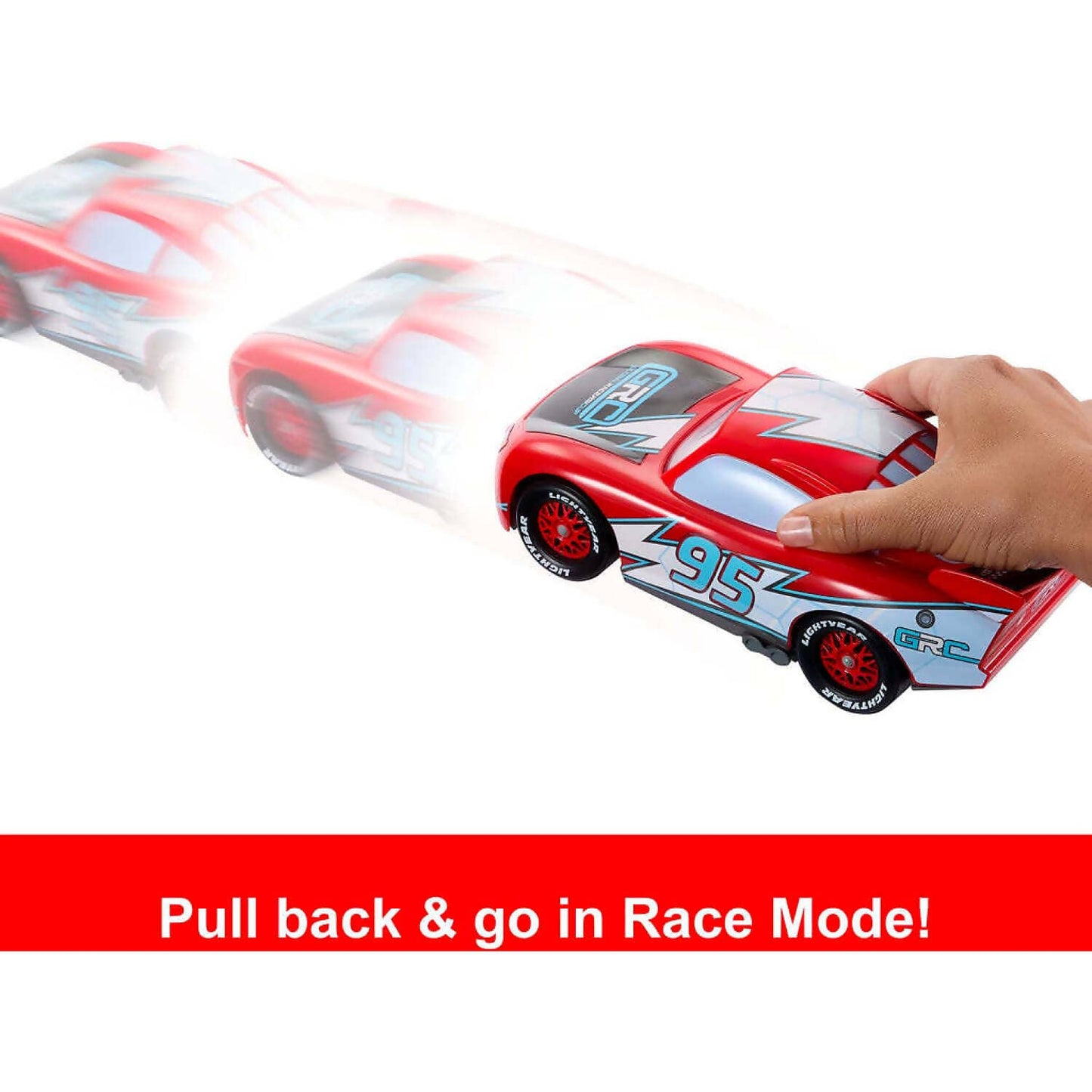 Disney -  Pixar - Cars Global Racers Cup Drift & Race Lightning Mcqueen - Mattel