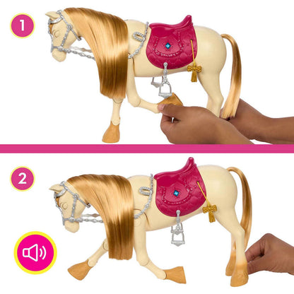 Barbie -  Mysteries - The Great Horse Chase Dance And Show Horse - Mattel