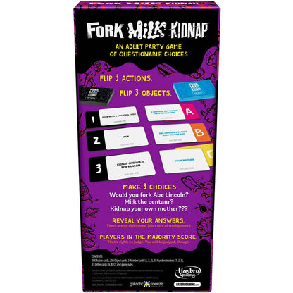 Hasbro -  Gaming - Fork Milk Kidnap Card Game