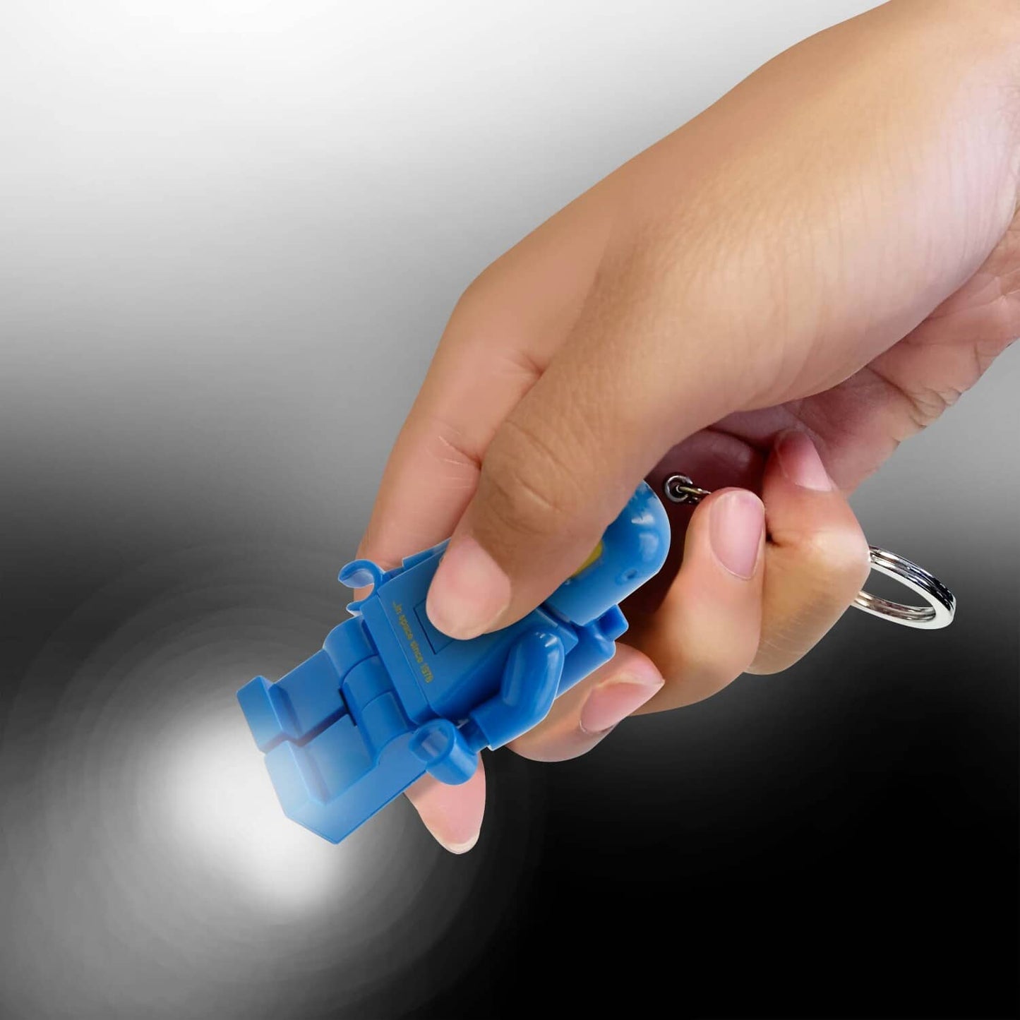 LEGO Blue Spaceman Minifigure LED Key Light