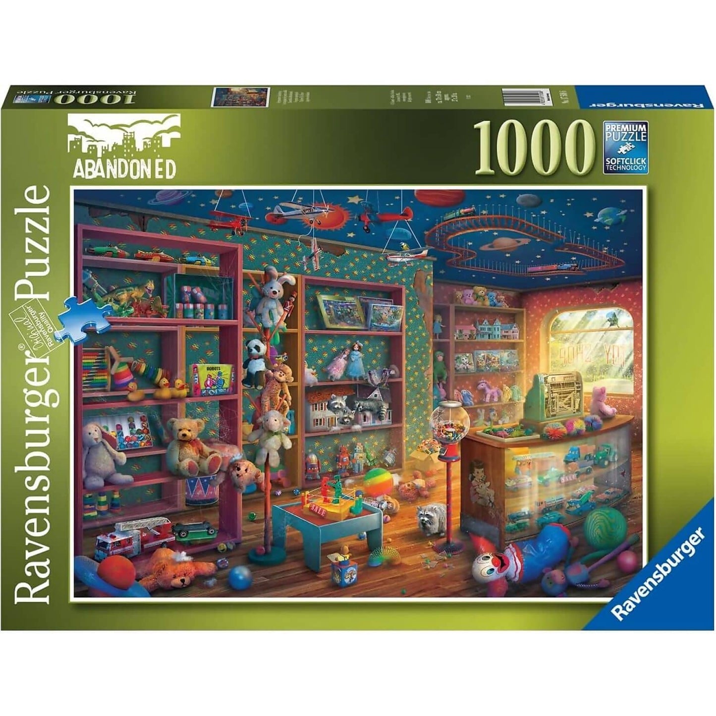 Ravensburger - Abandoned Places Tattered Toy Store Jigsaw Puzzle 1000 Pieces