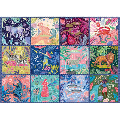 Gibsons - Zodiac Jungle - Jigsaw Puzzle 1000 Pieces