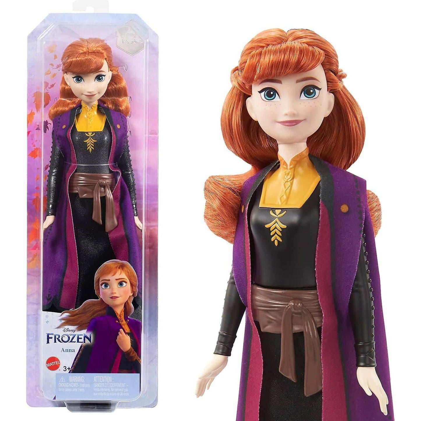 Disney -  Frozen - Princess Anna Fashion Doll - Mattel