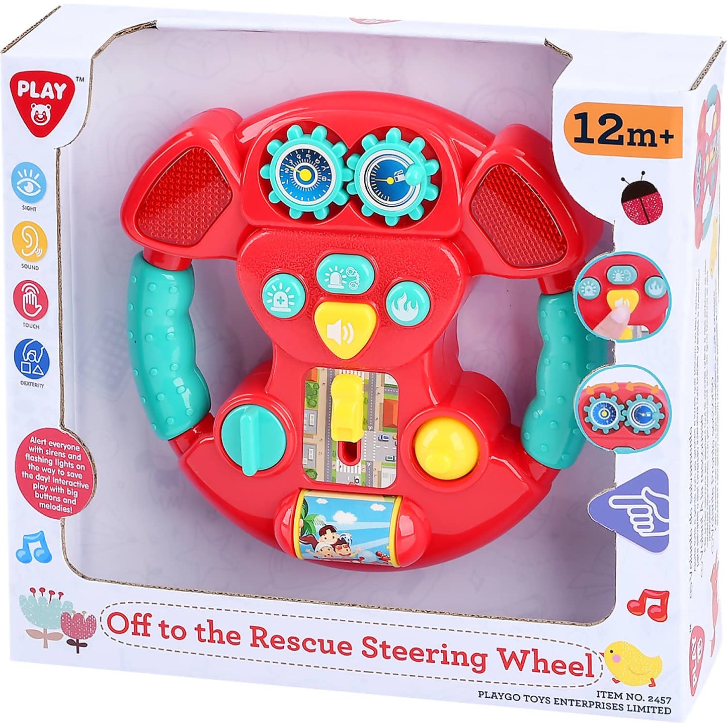 Playgo Toys Ent. Ltd  -  Off To The Rescue Steering Wheel