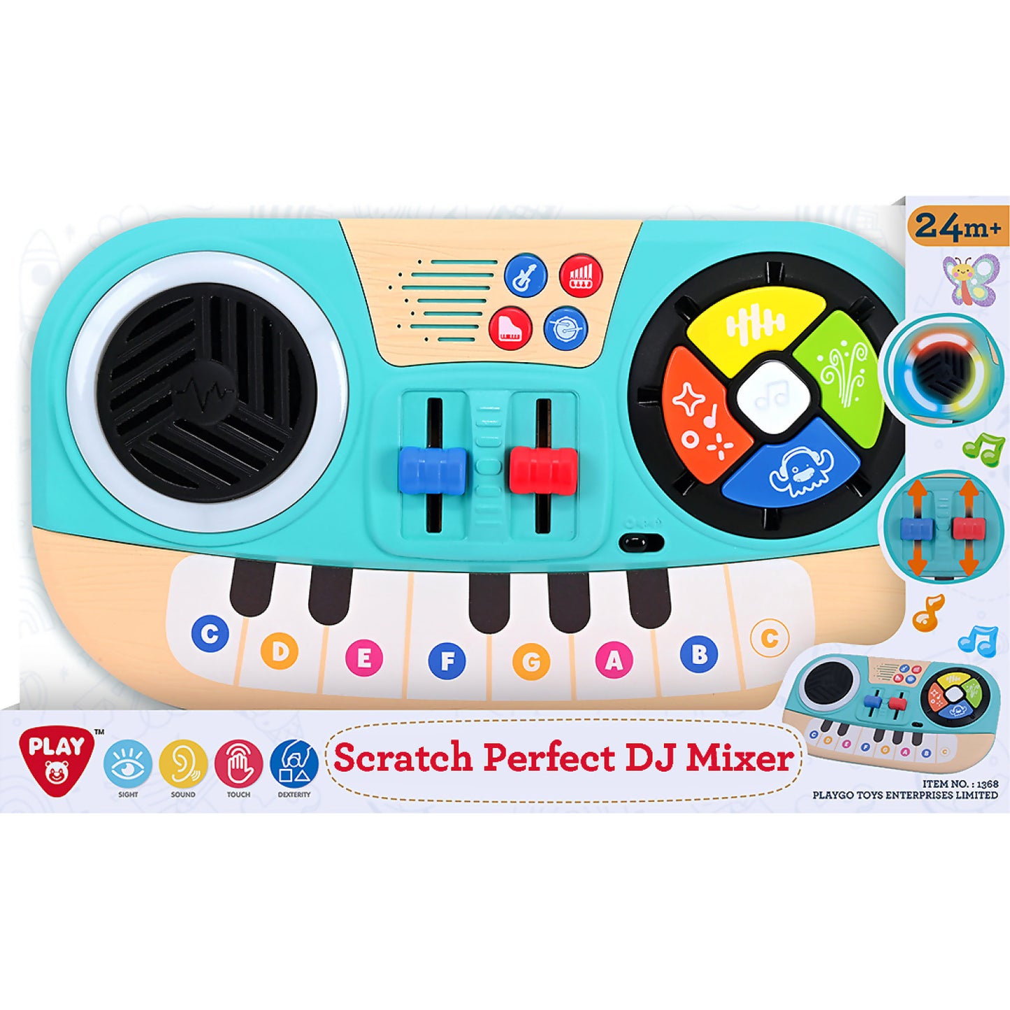 Playgo Toys Ent. Ltd  -  Scratch Perfect Toy Dj Mixer