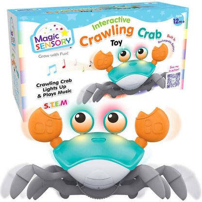 Magic Sensory - Blue Interactive Crawling Crab