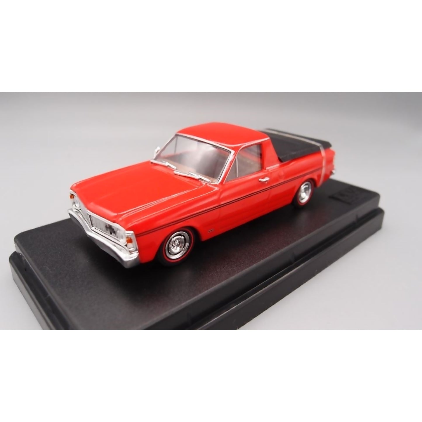 DDA Collectibles -  1:43 Scale - 1971 XY Ford Falcon Ute Vermillion Fire - Diecast Model